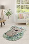 Conceptum Alfombra de pasillo Koala Shape Multicolor 80 x 100 cm